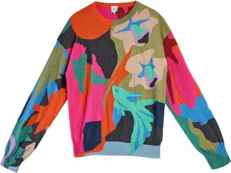 Paul Smith Round-neck Knitwear, male, Multicolor, Size: M Maglia River Collage
