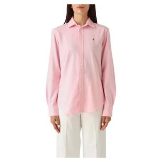 Polo Ralph Lauren Dames, Blouses & Shirts, Roze, Maat: 2XS Katoen