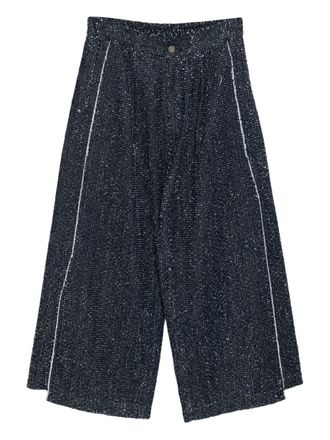 Songzio asymmetric flared jeans - Blue