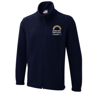 Generic Fleece Jacket (Design 4, Dark Navy, 3XL)