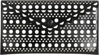 Alaia Pre-owned Leren Clutch (Pochette) - Dames - Vintage Clutch - Zwart - ONE Size - Leer - Vintage