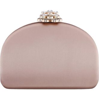 Nina Nivi Frame Clutch in Honey at Nordstrom