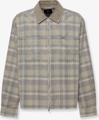 Represent Camicia in velluto a coste con motivo Check - REPRESENT - gender_Man