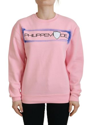 Philippe Model Womens Pink Crew Neck Sweatshirt - Light Pink