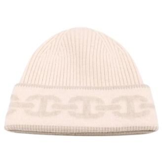 Herm&egrave;s Pre-owned Cappello in Maglia di Cashmere - - Pre-owned - Donna - Beige - ONE SIZE