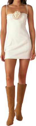 Nia Rosalie Mini Dress In White