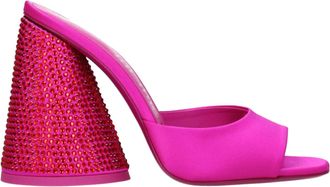 The Attico Pink Satin Platform Womens Sandals