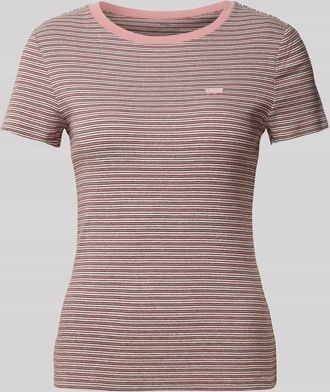 Levi's T-Shirt mit Label-Badge in Hellrosa, Größe XS