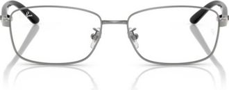 Ray-Ban Demo Rectangular Unisex Eyeglasses RX6527D 2502 56