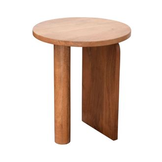 Nordlys Mesa auxiliar extremo de sof&aacute; en madera de mango oscura