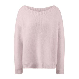 Riani Boot-neck Pullover - Dames - Ronde hals truien - Roze - S - Wol - Truien & Vesten
