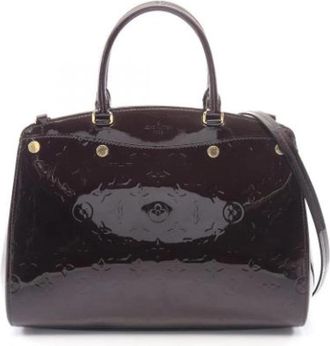 Louis Vuitton Pre-owned Vintage Handbag - Dames - Vintage Handtas - Rood - ONE Size - Leer - Vintage
