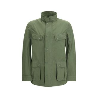Barbour Bicolor Cotton Mens Coat