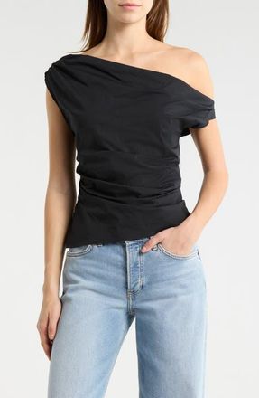 Staud Phare One-Shoulder Top in Black at Nordstrom, Size 00