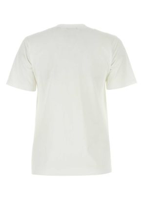 Burberry Womens White Cotton T-Shirt
