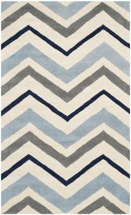 Safavieh Alfombra lana neutrale/grigio 122 x 183 cm