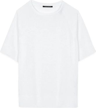 Luisa Cerano T-shirts - Dames - T-shirts - Wit - M - Katoen - Tops