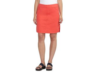 Jag Jeans On The Go Skort Womens Skort Salsa : 10, Cotton/Elastane/Polyester