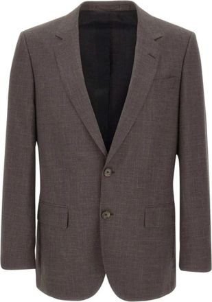 HUGO BOSS Slim Fit Blazer - Heren - Blazers - Bruin - L - Polyester - Jassen