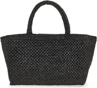Proenza Schouler Chelsea Woven Raffia East/West Tote in Black at Nordstrom