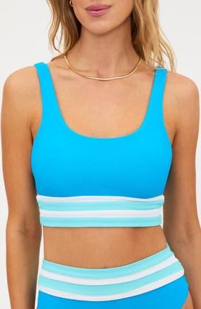 Beach Riot Kaida Bikini Top in Riviera Royal at Nordstrom Rack, Size X-Small