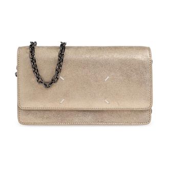 Maison Margiela Wallets & Cardholders, unisex, Yellow, Size: ONE SIZE Four Stitches Chain Wallet