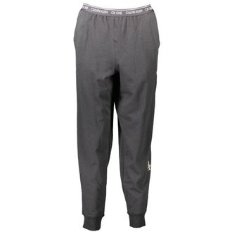 Calvin Klein Broeken, Dames, Zwart, S, Katoen, Zwarte katoenen dameslegging pyjama