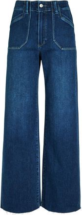Paige Anessa Wide-leg Jeans - Blue - 27 (W27 / UK8-10 / S)