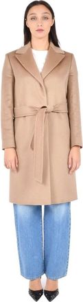 Max Mara Dames, Mantels, Beige, Maat: M Zijde