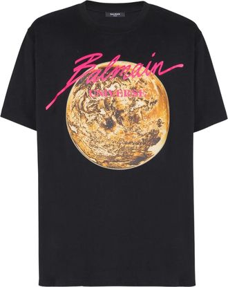 Balmain T-shirt Universe & Planet - Nero