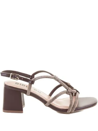 Bibi Lou Sandali con decorazione - Marrone