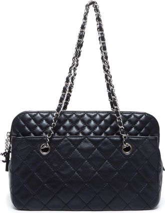 Chanel 2010-2011 quilted shoulder bag - women - Leather - One Size - Black