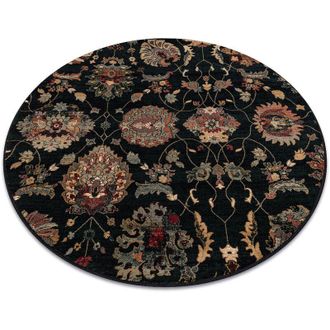 RugsX Alfombra De Lana Superior Circulo Latica Azul Oscuro Blue Circulo 135 Cm