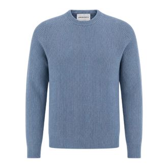 Amaranto Maglieria Girocollo - - Knitwear - Uomo - Blu - L