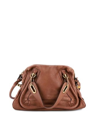 Chloé Paraty Top Handle Bag Leather Medium satchel - Geel