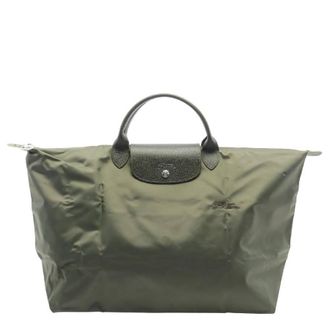 Longchamp Le Pliage Green L Top Handle Bag