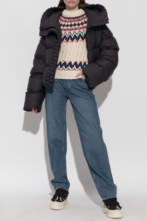 RAXXY Down Jacket With Hood, Womens, Black