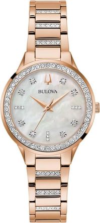 Bulova Crystal Womens Watch