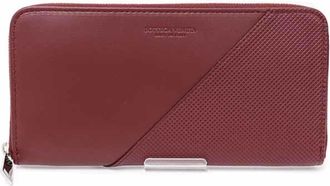 Bottega Veneta Bordeaux Pvc Long Wallet (Bi-Fold) (Pre-Owned)