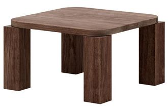 New Works Designer Massivholz Couchtisch Atlas* Eiche ger&auml;uchert - 60 x 60 cm