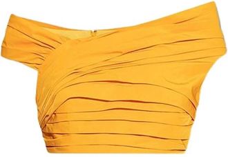 Dsquared2 Mouwloze Top met Ritssluiting - Dames - Tops zonder mouwen - Oranje - S - Tops