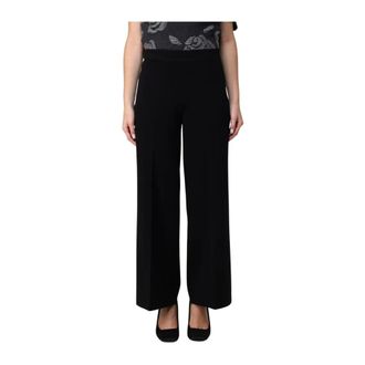 Liviana Conti Black Trousers for Women - female - Liviana Conti - Wide Trousers - Black - S - Trousers