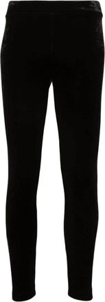 Balenciaga Velvet Ski Leggings - Dames - Leggings - Zwart - S - Polyester - Broeken