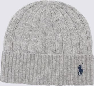 Polo Ralph Lauren Hats Soft Grey-Donna