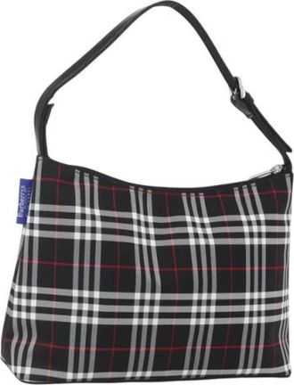 Burberry Pre-owned Shoulder Bags, female, Multicolor, Size: ONE SIZE Pre-owned Nylon Shoulder Bag