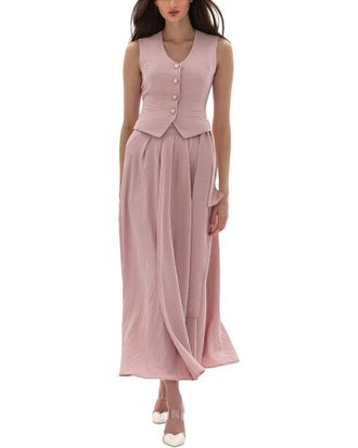 BGL Fashion Bgl Vest & Skirt Set