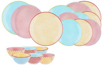 Bj&ouml;rn Borg Juego de vajilla - 18 Piezas - Color