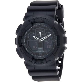 Casio Mens G-Shock Black Dial Watch - GA100-1A1