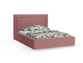 CXL by Christian Lacroix Cama con cabecero y ba&uacute;l 180x200cm de tejido boucl&eacute; rosa