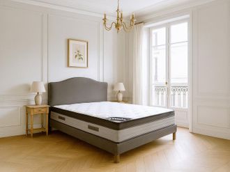 Vente-Unique Materasso 180 x 200 cm ibrido molle insacchettate 7 zone e memory foam sp.30cm - ILYROS di YSM&Eacute;E